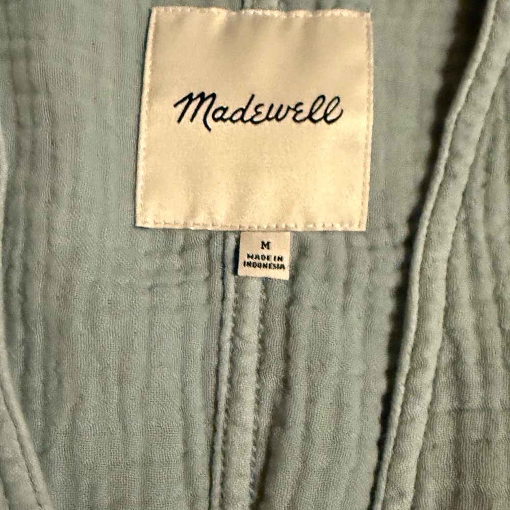 Madewell Shibori Lightspun Seamed Robe Jacket Cardigan NWOT - Picture 10 of 12